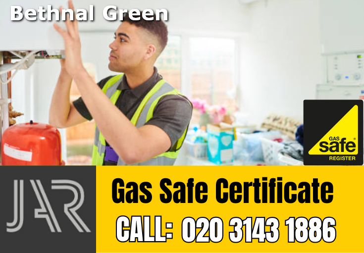 gas safe certificate Bethnal Green